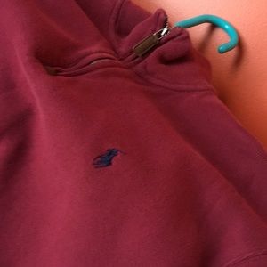 Nice burgundy polo turtle neck